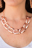 Paparazzi "La Vida Loca" Copper Necklace & Earring Set Paparazzi Jewelry