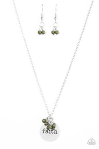 Paparazzi "Sunny Dreams" Green Necklace & Earring Set Paparazzi Jewelry