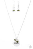 Paparazzi "Sunny Dreams" Green Necklace & Earring Set Paparazzi Jewelry