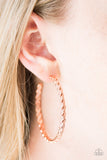 Paparazzi "Blown Away" Copper Earrings Paparazzi Jewelry