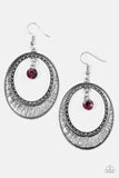 Paparazzi "Madame Marvel" Purple Earrings Paparazzi Jewelry