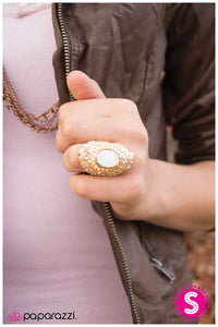 Paparazzi "Baroque the Mold" Gold Ring Paparazzi Jewelry