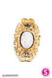 Paparazzi "Baroque the Mold" Gold Ring Paparazzi Jewelry