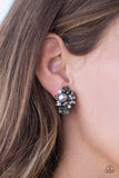 Paparazzi "Butterfly Blooms" Silver Clip On Earrings Paparazzi Jewelry