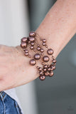 Paparazzi "Feeling Fabulous" Copper Bracelet Paparazzi Jewelry