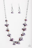 Paparazzi "Leading Starlight" Purple Necklace & Earring Set Paparazzi Jewelry