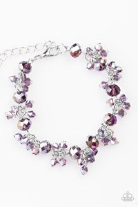 Paparazzi "Oh, My Stars" Purple Bracelet Paparazzi Jewelry