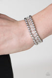 Paparazzi "City Sleek" White Bracelet Paparazzi Jewelry