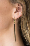 Paparazzi "Slaying The Shimmer" Brass Necklace & Earring Set Paparazzi Jewelry