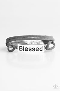 Paparazzi "Feeling Blessed" Silver Bracelet Paparazzi Jewelry
