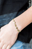 Paparazzi "Turn Up The Heartbeat" Brass Bracelet Paparazzi Jewelry