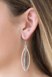 Paparazzi "Sparkle All Day" Silver Earrings Paparazzi Jewelry