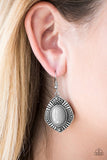 Paparazzi "Tribal Trend" Silver Earrings Paparazzi Jewelry