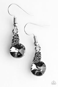 Paparazzi "Another Day, Another Chance To Sparkle" Silver Earrings Paparazzi Jewelry
