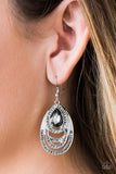 Paparazzi "You're The GLAM!" Silver Earrings Paparazzi Jewelry