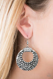 Paparazzi "We Are All Wild Things" Silver Earrings Paparazzi Jewelry