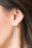 Paparazzi "Terrifically Triassic" Silver Necklace & Earring Set Paparazzi Jewelry