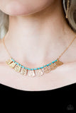 Paparazzi "Moonlight Nile" Blue Necklace & Earring Set Paparazzi Jewelry