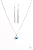 Paparazzi "Box-Buster" Blue Necklace & Earring Set Paparazzi Jewelry