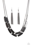 Paparazzi "Call Me Cleopatra" Black Necklace & Earring Set Paparazzi Jewelry