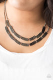 Paparazzi "Call Me Cleopatra" Black Necklace & Earring Set Paparazzi Jewelry