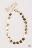 Paparazzi VINTAGE VAULT "Spotlight Social" Gold Bracelet Paparazzi Jewelry