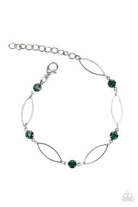 Paparazzi "The Right Time" Green Bracelet Paparazzi Jewelry