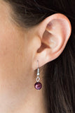 Paparazzi "I WHEEL, If You WHEEL" Purple Necklace & Earring Set Paparazzi Jewelry