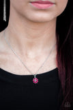 Paparazzi "Flower Formal" Pink Necklace & Earring Set Paparazzi Jewelry