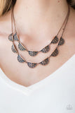 Paparazzi "Harvest Harmony" Copper Necklace & Earring Set Paparazzi Jewelry