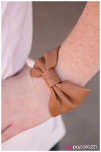 Paparazzi "Black Tie Affair" Brown Wrap Bracelet Paparazzi Jewelry