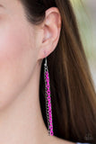 Paparazzi "High-Intensity" Pink Necklace & Earring Set Paparazzi Jewelry