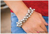 Paparazzi "Dancing On Air" Silver Bracelet Paparazzi Jewelry