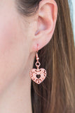 Paparazzi "Heart's Harmony" Copper 098XX Necklace & Earring Set Paparazzi Jewelry