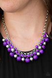 Paparazzi "For The Love Of Fashion" Purple Necklace & Earring Set Paparazzi Jewelry