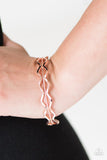 Paparazzi "Catch The Next Wave" Copper Bracelet Paparazzi Jewelry