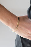 Paparazzi "Blessed Is The One Who Trusts" Gold Bracelet Paparazzi Jewelry
