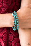 Paparazzi "Anasazi Desert" Blue Bracelet Paparazzi Jewelry
