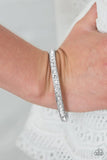 Paparazzi "Laid-Back Luxury" White Bracelet Paparazzi Jewelry
