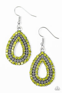 Paparazzi "Make a Glam Out of You" Green Earrings Paparazzi Jewelry