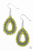 Paparazzi "Make a Glam Out of You" Green Earrings Paparazzi Jewelry