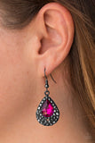 Paparazzi "Reel In The Glitter" Pink Earrings Paparazzi Jewelry