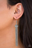 Paparazzi "Tango With Tassel" Silver Earrings Paparazzi Jewelry