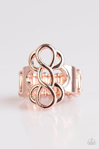 Paparazzi "Breathe It All In" Rose Gold Ring Paparazzi Jewelry