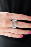 Paparazzi "Ready or DOT" Silver Ring Paparazzi Jewelry