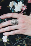 Paparazzi "Floral Finale" Silver Ring Paparazzi Jewelry