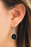 Paparazzi "Iconic" Black Zi Collection Necklace & Earring Set Zi Collection Paparazzi Jewelry