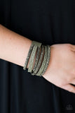 Paparazzi "Attitude is Everything" Green Wrap Bracelet Paparazzi Jewelry