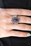 Paparazzi VINTAGE VAULT "Seasonal Sunshine" Purple Ring Paparazzi Jewelry
