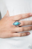 Paparazzi "Bet Your Boots" Blue Ring Paparazzi Jewelry